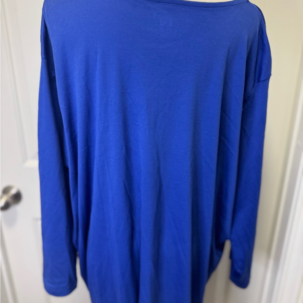 Lands' End Classic Blue Top - Picture 4 of 7